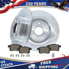 11.10 Rear Drilled Slotted Disc Rotors Brake ...