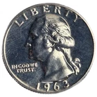 1963 PROOF CAMEO SILVER WASHINGTON QUARTER  (Q134)