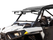 SuperATV Scratch Resistant 3-in-1 Flip Windshield for 2021 Polaris RZR Trail...
