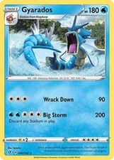 Gyarados Holo Holo Rare SWSH02: Rebel Clash 040/192 NM