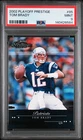 2002 PLAYOFF PRESTIGE #85 TOM BRADY PSA 9