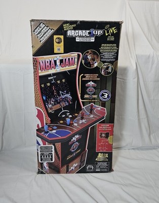 Arcade1up NBA JAM 4 Player Classic Arcade 3-in-1 Games New 