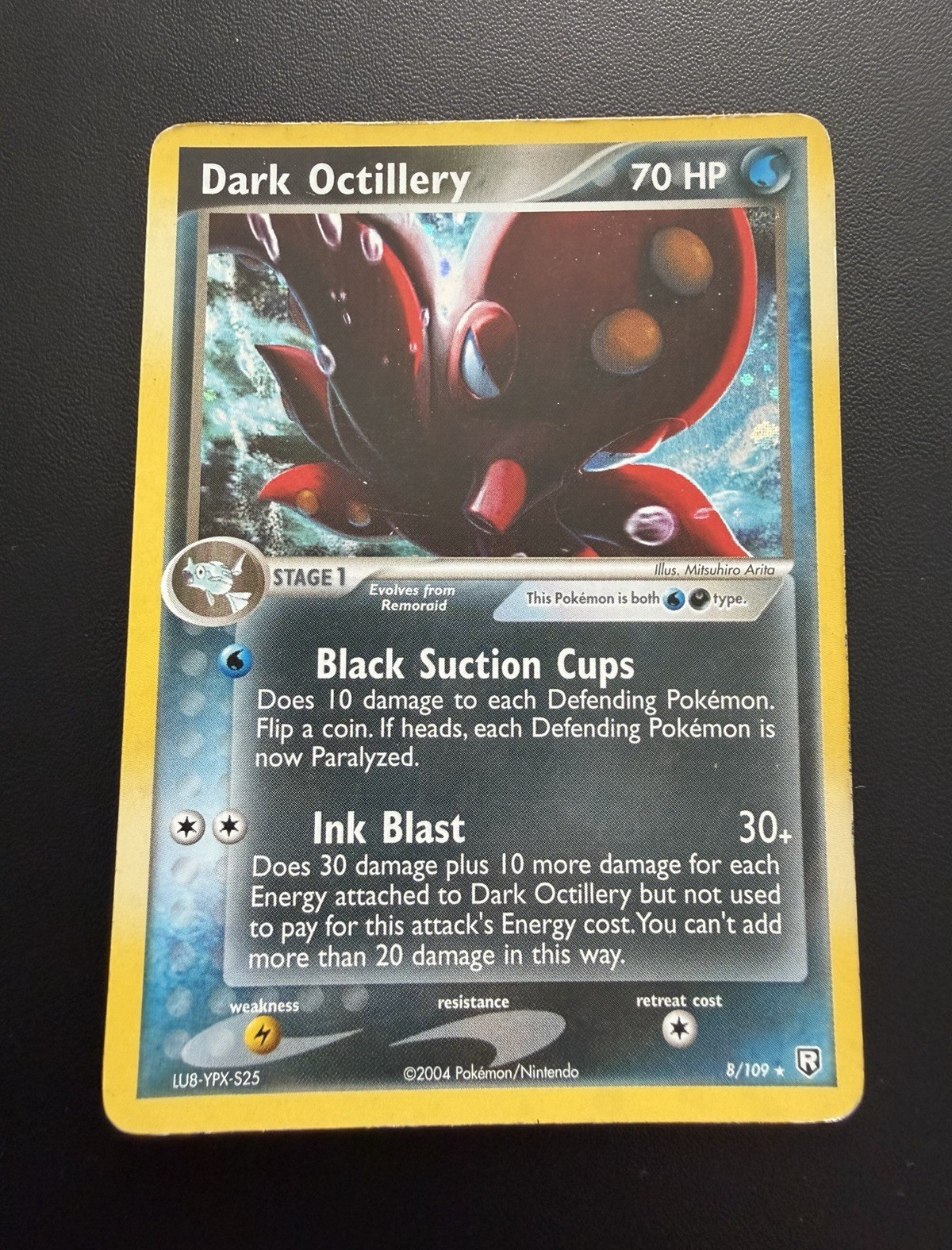 Dark Octillery 8/109 Pokémon Card Team Rocket Returns Holo Rare