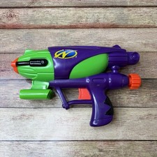 Vintage 2001 NERF Supermaxx Pump Action Larami Dart Gun Works 
