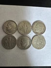 [6] Roosevelt Dimes Circulated 90% silver