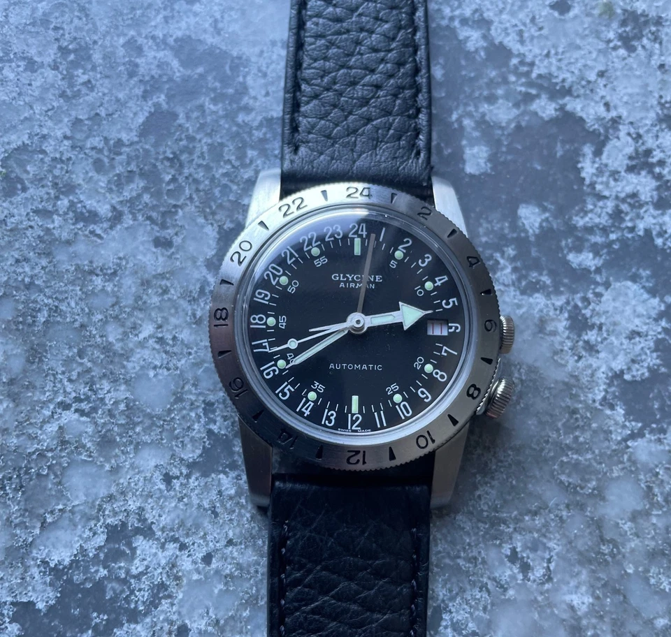 Glycine airman No1 GMT - 36mm - automatic  GL 0370 - Image 2 of 4