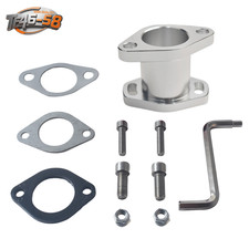 Silver Intake Pipe Kit For PZ30 VM26 Carburetor Predator GX390 420CC Go kart