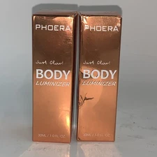 PHOERA Just Glow! Body Luminizer - 1oz Exp2027 Two Pack