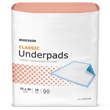150 McKesson Adult Bed Chair Urinary Incontinence Disposable Underpads 23x36"