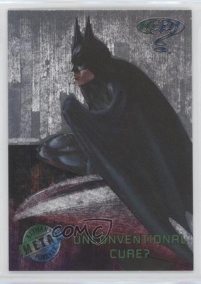 1995 Fleer Metal Forever Silver Flasher Batman Unconventional Cure? #7 n1u