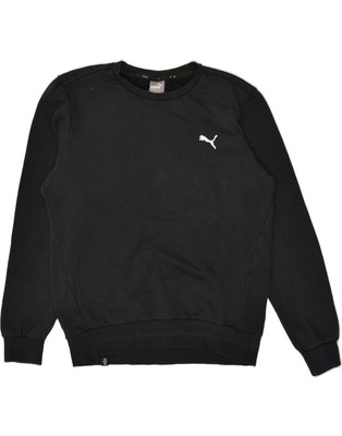 Puma Herren Sweatshirt Pullover Small Schwarz Baumwolle AT12