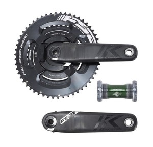 FSA K-Force Team 2x12s Road Bike 175mm Power Meter Crankset 54/40T 110BCD w/ BB