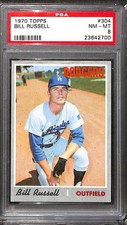 1970 TOPPS #304 BILL RUSSELL PSA 8 NM-MT 23642700 