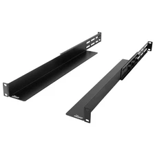 1U Universal Rack Mount Rails4-Post Server Rack Shelf Rail with 20.9"-32" Adj