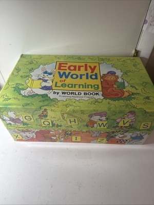 Vintage 1989 Early World of Learning Set by World Book, Homeschool & Extras  