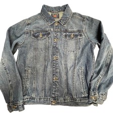 The Childrens Place Denim Jacket - Button Front, Classic Blue Wash, Kid's XL