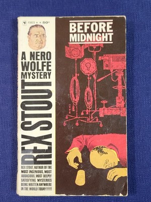 Nero Wolfe: Before Midnight by Rex Stout (1971 PB)