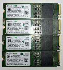 LOT OF 4 SK Hynix 2280mm BC501 512GB M.2 NVMe Gen 3.0 x 4 SSD HFM512GDJTNG-8310A