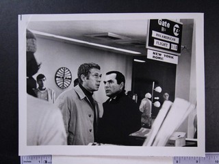 Two 1974 VINTAGE CBS TV MOVIE Press Photos BULLITT STEVE MCQUEEN