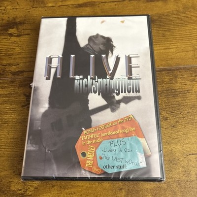 Rick Springfield ALIVE Concert DVD NEW SEALED