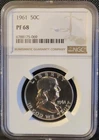 1961 50c Proof Franklin Half Dollar NGC PF68
