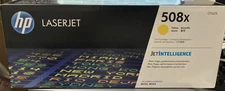 Genuine New Sealed HP 508X Yellow High Yield Toner Cartridge CF362X
