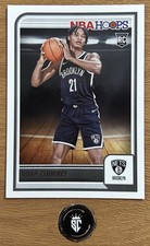 Noah Clowney 2023-24 Panini NBA Hoops Base Rookie Card #280 Brooklyn Nets. rookie card picture