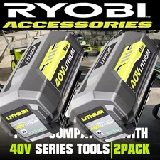 2PACK For Ryobi 40V Lithium-ion 8.0Ah Battery High Performance Edge OP40806TA