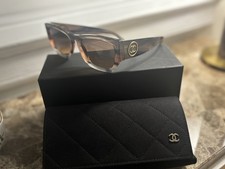 CHANEL Sunglasses Interlocking CC Logo Authentic One Of A Kind Retails 550