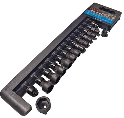 13 PC. 1/4'' Drive Nano OR low profile Impact socket set METRIC