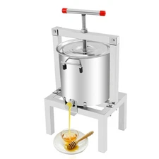 Fruit Wine Pressfruit Wine Press,2.6 Gallon Stainless Steel Barrels Press Mac...