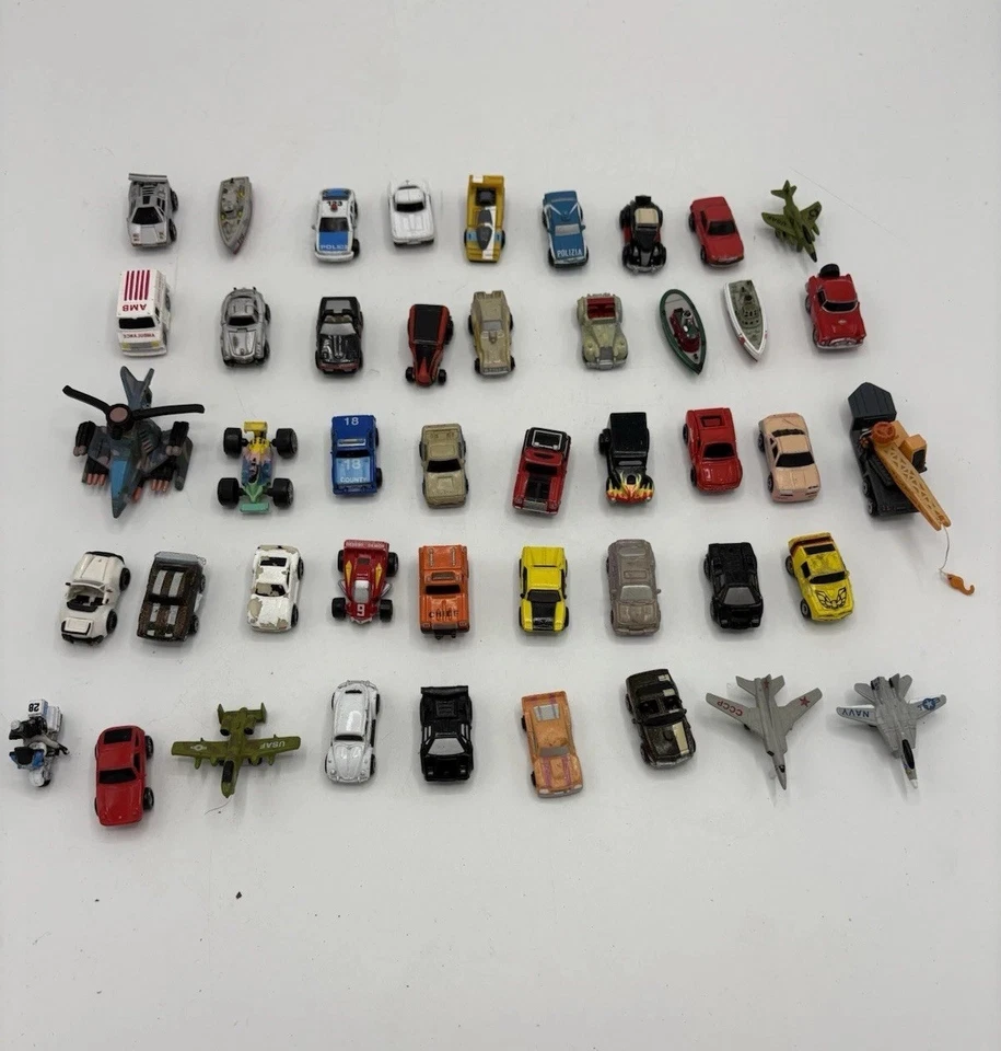 Micro Machines Mini Toy Cars Trucks Mixed Lot Assorted 45 Piece Bundle Race Cars - Image 2 of 3