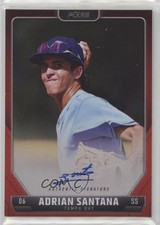 2024 Pulse Auto Red 92/99 Adrian Santana #A-ASA Auto 0d7t