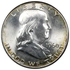 1960 Franklin Half Dollar BU+ Uncirculated Better Date A2857