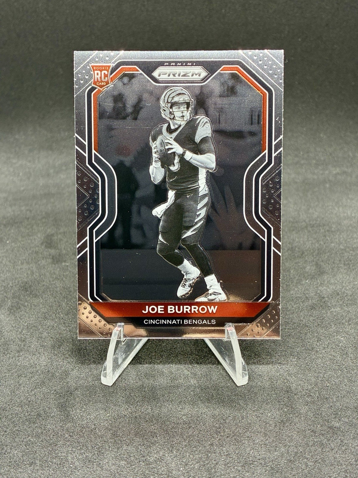 JOE BURROW 2020 Panini Prizm Rookie Variation Negative Card #307 RC Bengals!