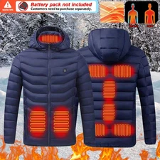 New Electric USB Heated Jacket Coat Jacket Cotton Coat Thermal Heater Clothing