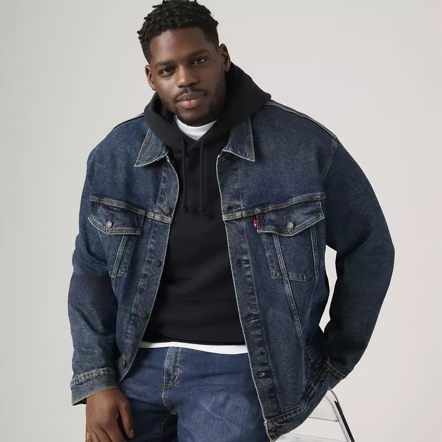 NEW Levi's Men's Trucker Jacket (Tall) Colusa - Medium Wash 