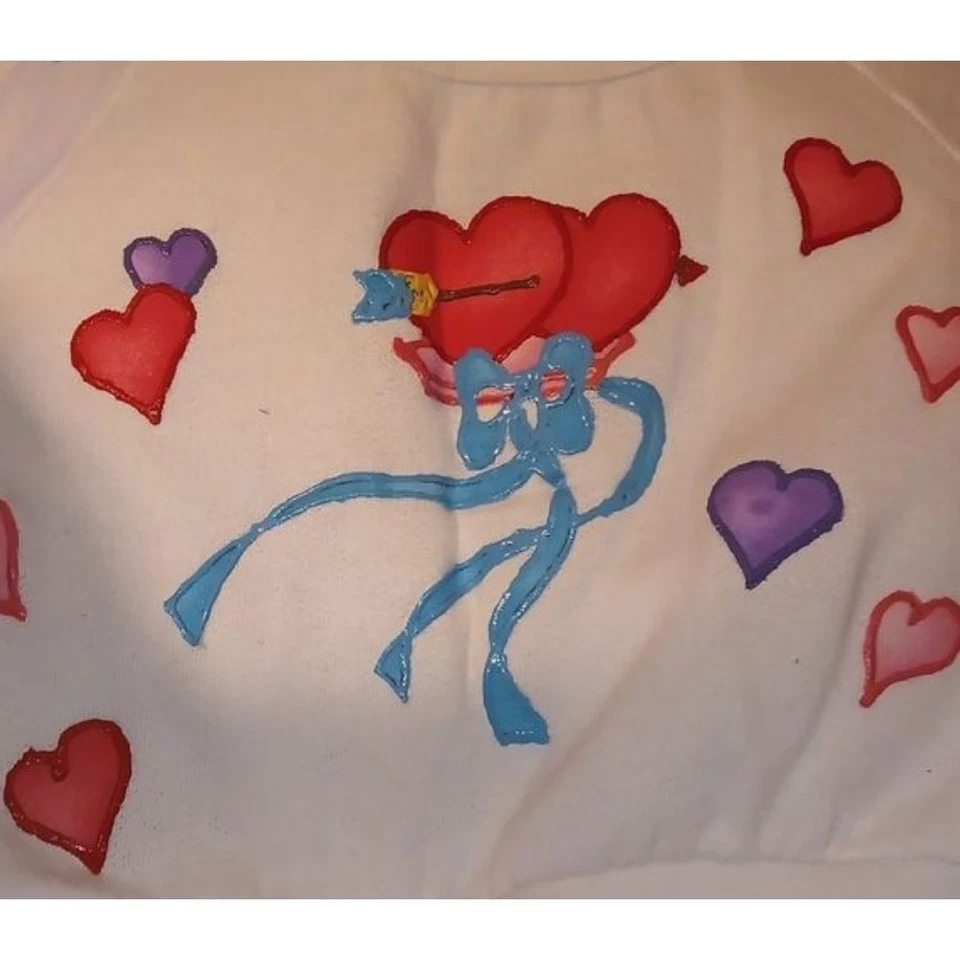 Fisher Price Sudadera Vintage Talla 2 - Corazón/ Años 80 90 Niños Foto 2 de 4