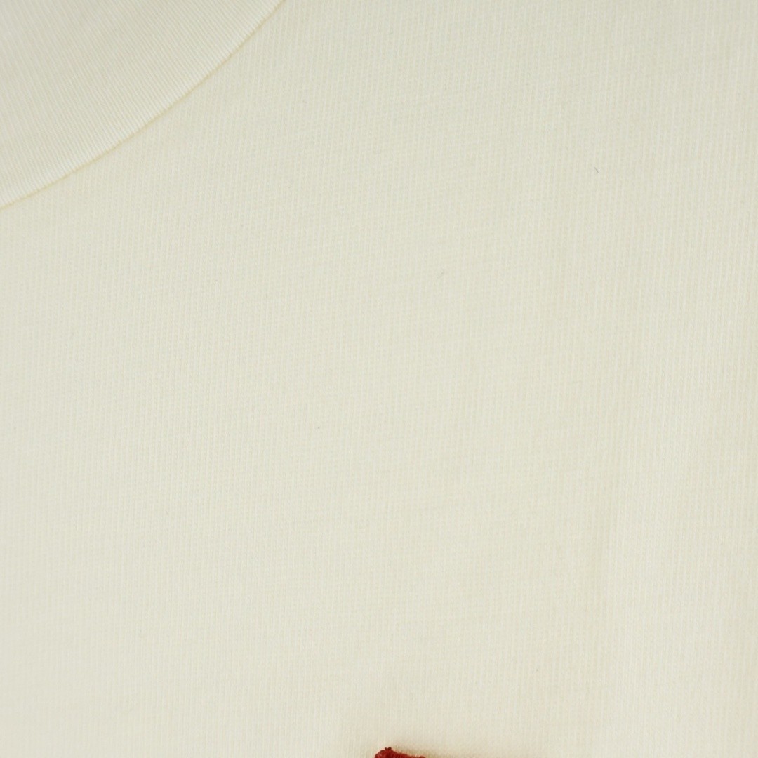 MONCLER 22AW Logo Embroidered Crew Neck Cotton Long Sleeve T-shirt White Used a3 thumbnail 5