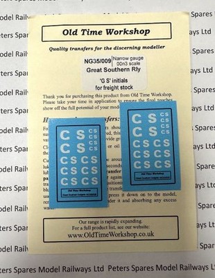 Old Time Workshop NG35/009 Great Southern Railway G S Initialen Güterwagen Dez