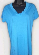 Official Under Armour Womens Blue V Neck Cott...
