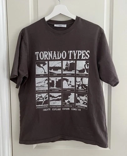 NEW CEEC Tornado Types T Shirt Washed Black Size S C.E.E.C. - product listing photo