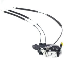Power Door Lock Actuator Front Left Sedan, Black with Textured finish