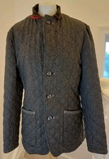 Holland Esquire Wool Coat Size Medium Excellent Condition Grey. B329