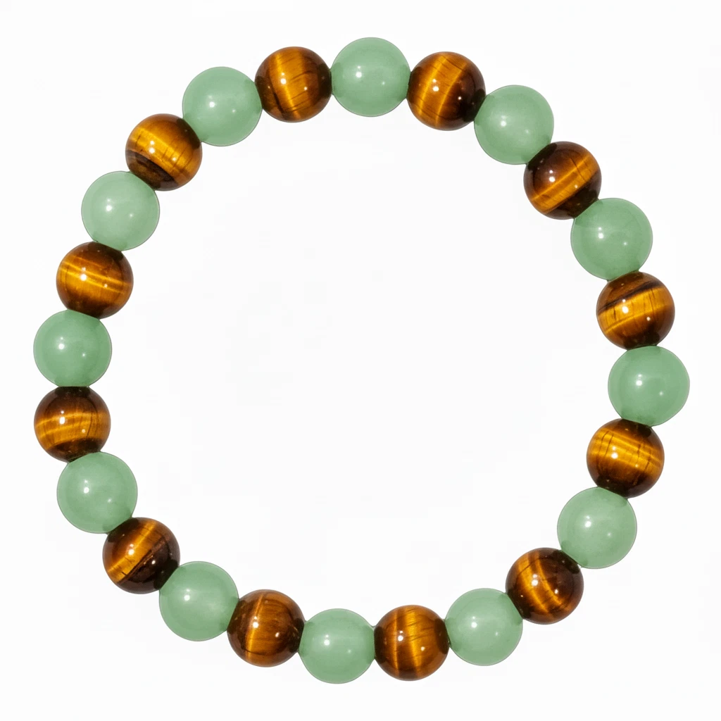 Nuovo Braccialetto Di Perline Di Pietra Naturale Vintage - Foto 8