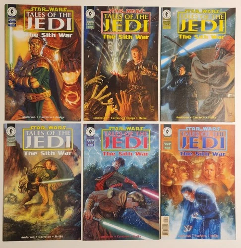 Star Wars: Tales of the Jedi - Sith War #1-6 (1995, Dark Horse) VF/NM Full Set