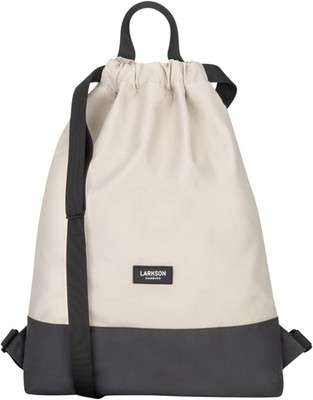 LARKSON Turnbeutel Damen & Herren Sand Grau - No 7 - Rucksack Damen für 