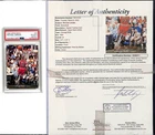 1995-96 Upper Deck Michael Jordan Signed #23 Bulls PSA / DNA 4 Auto 7 + JSA COA