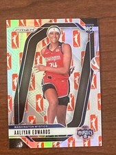 AALIYAH EDWARDS - 2024 PANINI PRIZM WNBA - MYSTICS - WNBA LOGO CARD #142