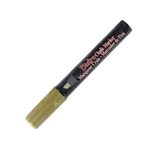 Marvy Uchida Bistro Chalk Marker Metallic Gold Chisel Tip Office School Windows